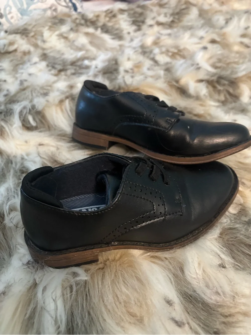 Black Toddler Dress Shoes Sz: 10